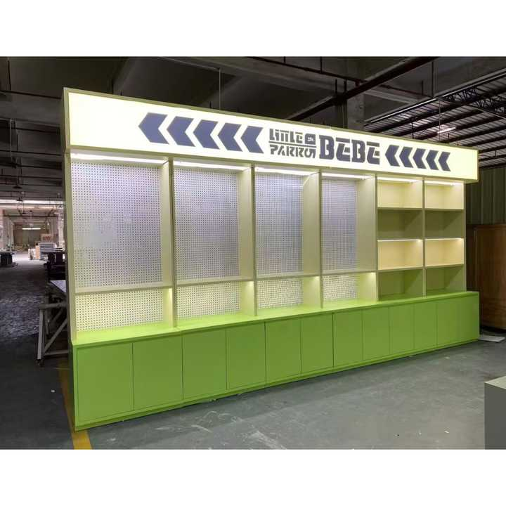 Modern Shop Retail Furniture - LED Lighting Glass Wood Display Showcase for Anime Figure, Sneaker & Comic Book Store