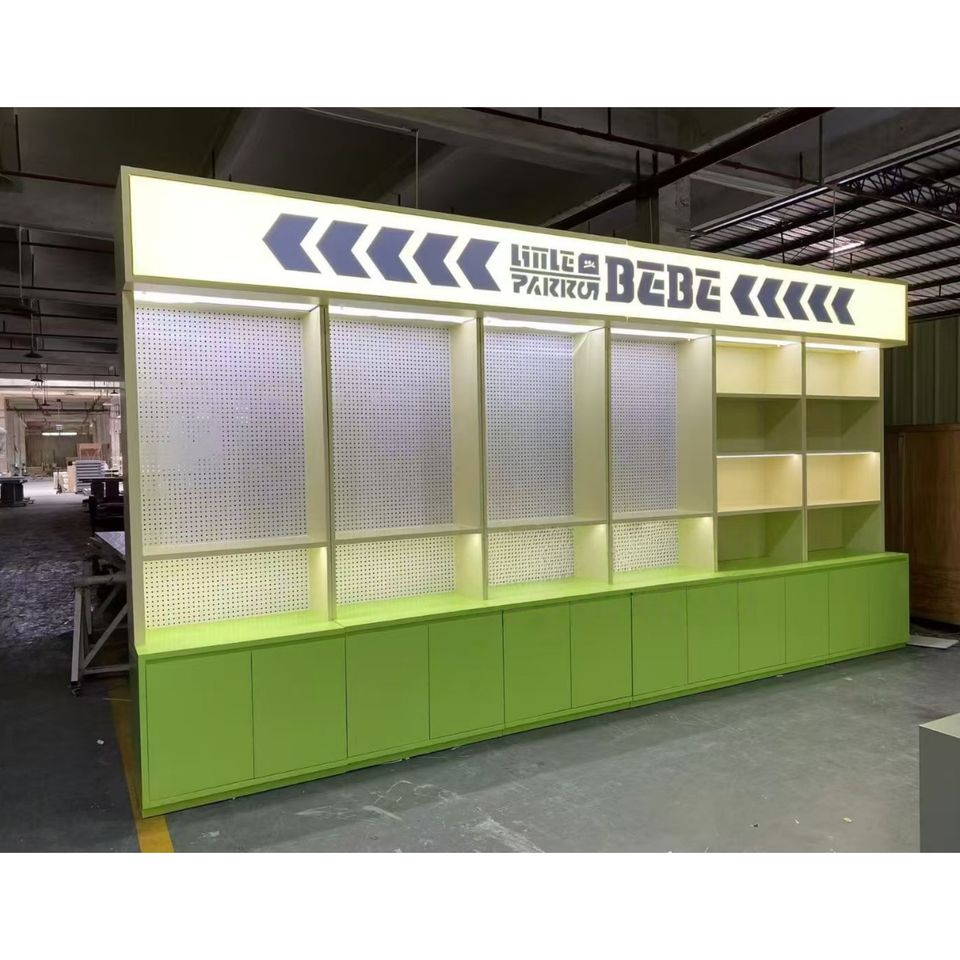 Modern Shop Retail Furniture - LED Lighting Glass Wood Display Showcase for Anime Figure, Sneaker & Comic Book Store