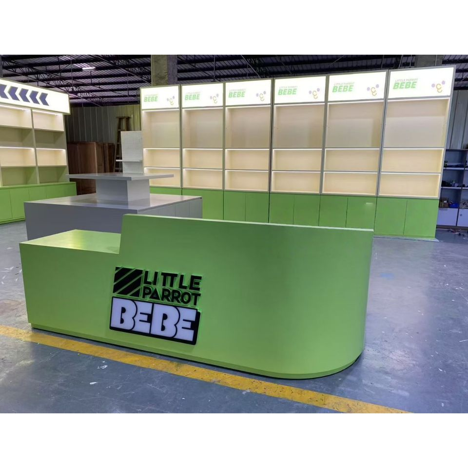 Modern Shop Retail Furniture - LED Lighting Glass Wood Display Showcase for Anime Figure, Sneaker & Comic Book Store