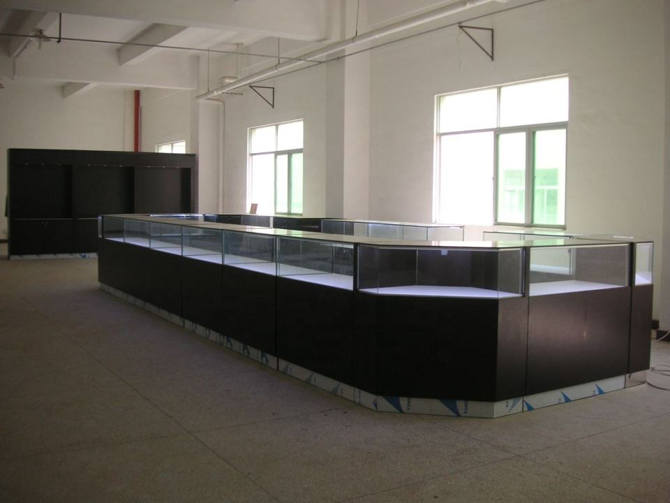 Jewellery Shop Window Display Cabinet Watch Pedestal Stand Boutique Saloon Store Furniture Jewelry Glass Vitrine