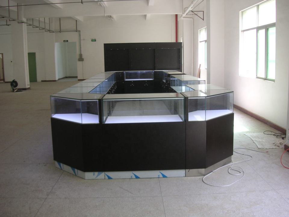 Jewellery Shop Window Display Cabinet Watch Pedestal Stand Boutique Saloon Store Furniture Jewelry Glass Vitrine