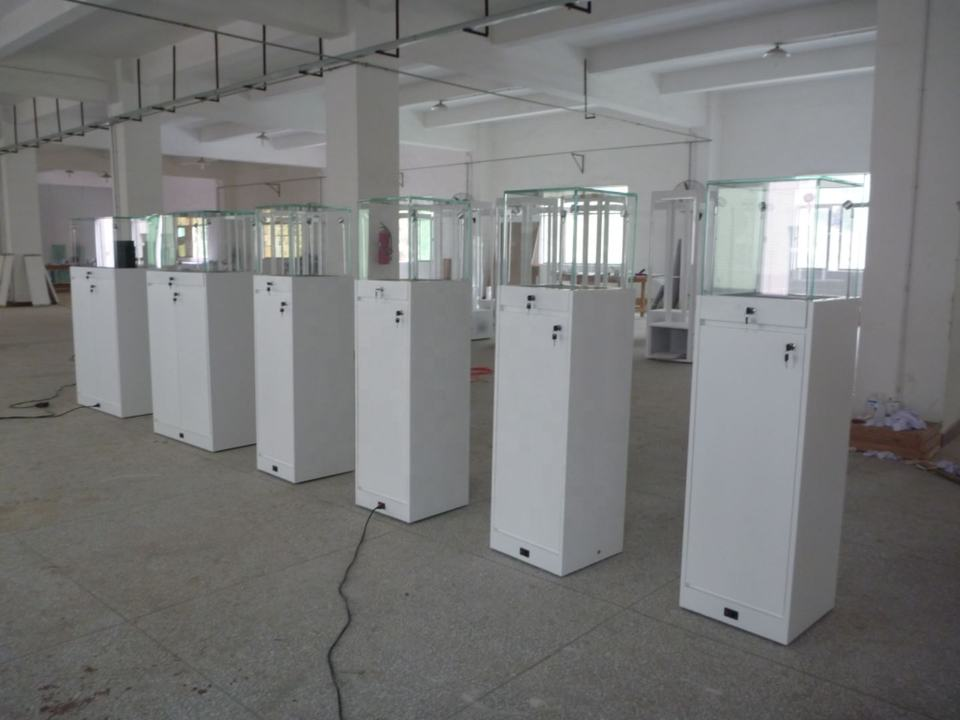 Jewellery Shop Window Display Cabinet Watch Pedestal Stand Boutique Saloon Store Furniture Jewelry Glass Vitrine