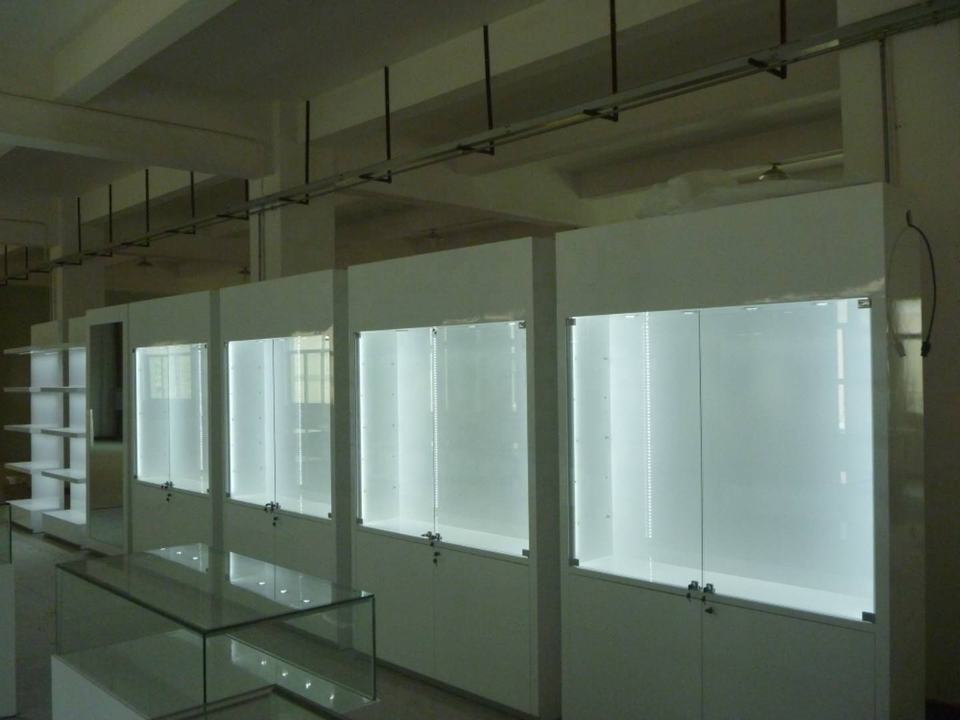 Jewellery Shop Window Display Cabinet Watch Pedestal Stand Boutique Saloon Store Furniture Jewelry Glass Vitrine