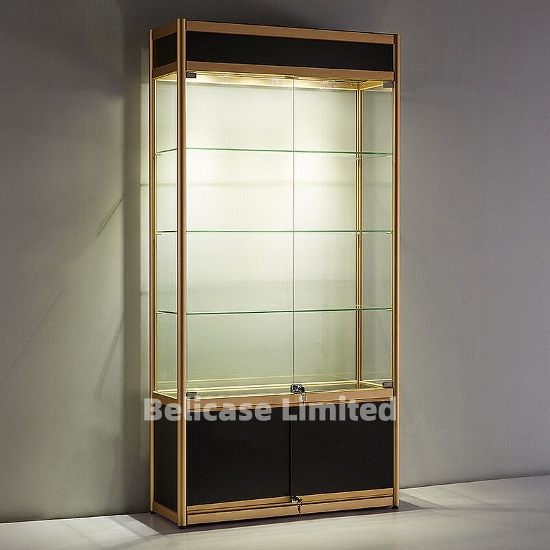Best Sells Protect Futurnituries Laptop Showcase Shelves Window Display Glass Cabinet Cases