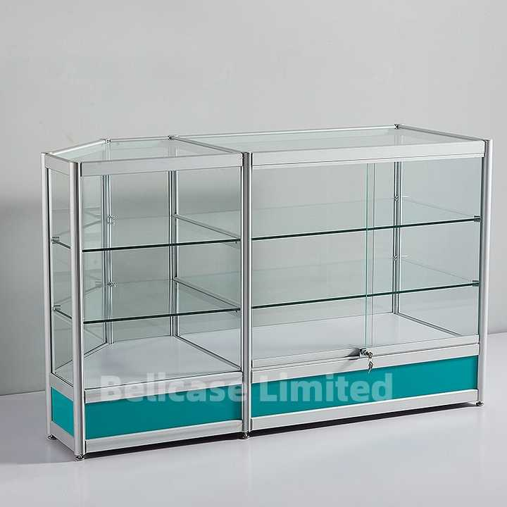 Best Sells Protect Futurnituries Laptop Showcase Shelves Window Display Glass Cabinet Cases