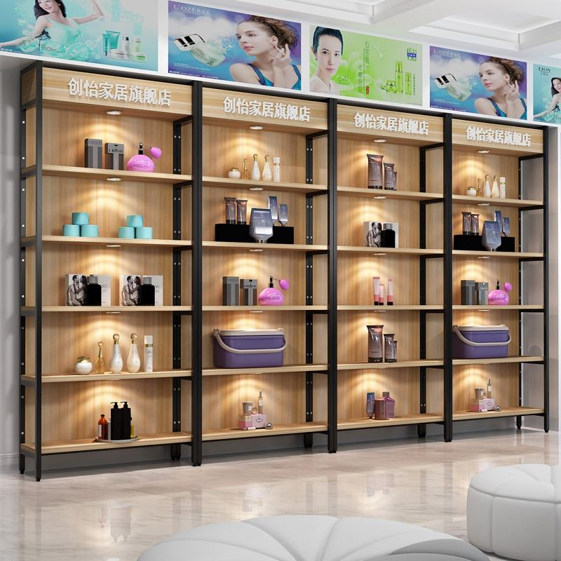 High Quality Led Shelves Retail Metal Shelf Multi-layer Wall Shelf for Retail Store