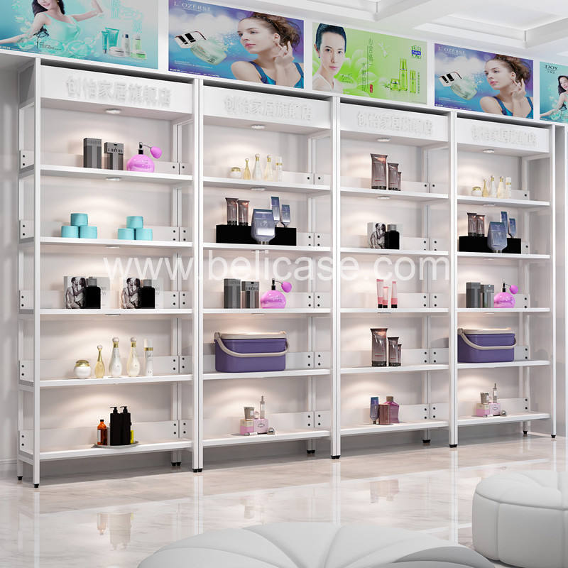 High Quality Led Shelves Retail Metal Shelf Multi-layer Wall Shelf for Retail Store