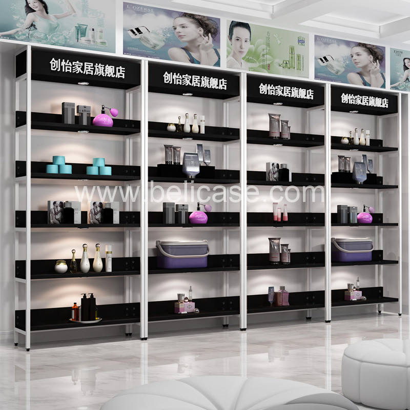 High Quality Led Shelves Retail Metal Shelf Multi-layer Wall Shelf for Retail Store