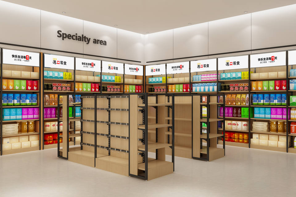 Cheap Supermarket Display Shelf Rack Retail Store Shelves Racks Shop Gondola Wall Shelving Unit Store Furniture