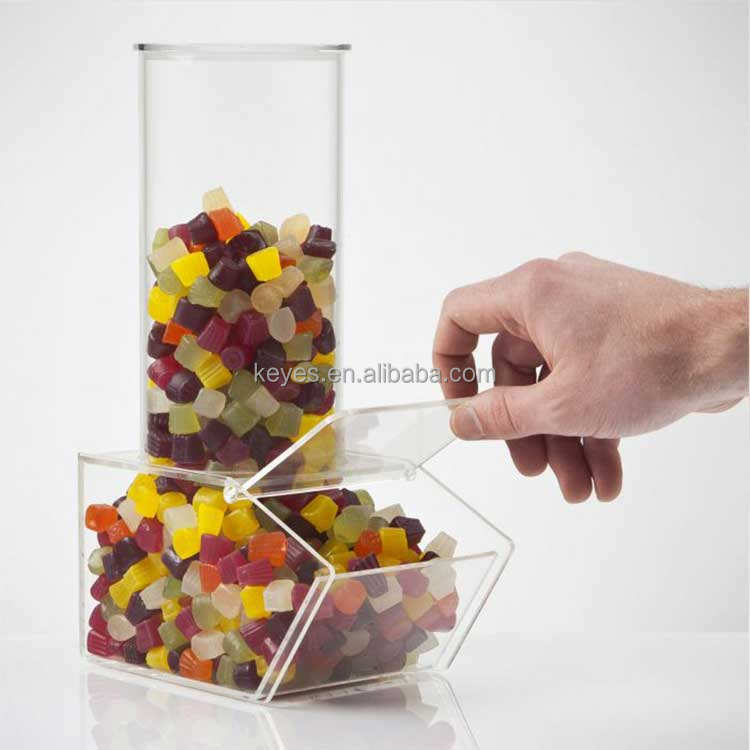 KEYI KY-W029 Hot Sell Clear Strong Acrylic Modern Display Stand Table Top Candies Box