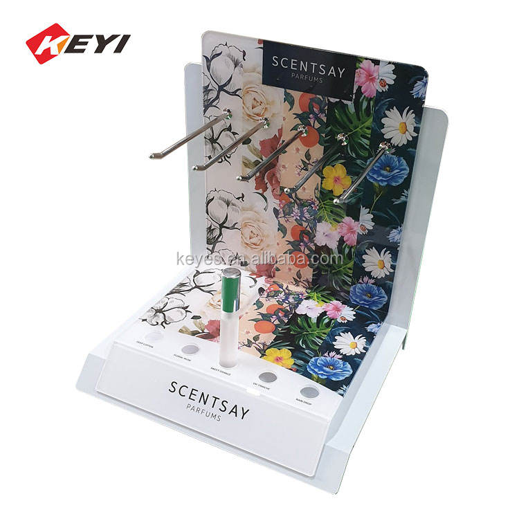 Customized Countertop Fancy Acrylic Lip Gloss Stands Lipgloss Display Stand for Lipstick Display Racks