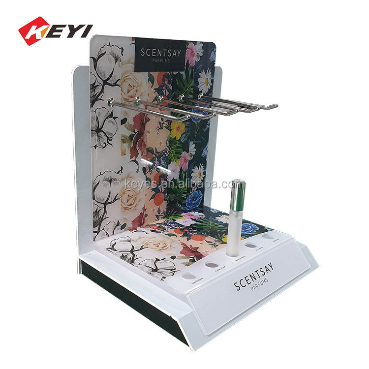 Customized Countertop Fancy Acrylic Lip Gloss Stands Lipgloss Display Stand for Lipstick Display Racks