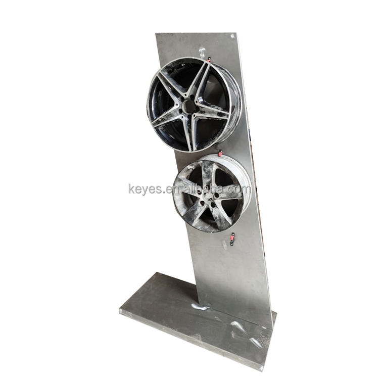 KEYI KYQCLT002 Heavy Duty Car & Truck Tire Display Rack Warehouse Metal Racking Storage System for Tire Display Stand