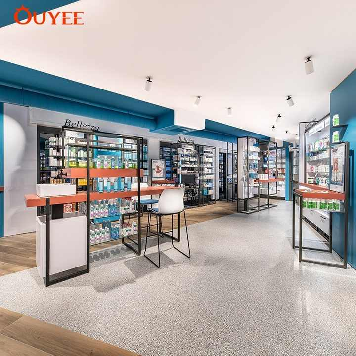 Furniture Farmacia Modern Medical Store Counter Retail Pharmacy Furniture Shop Interior Design