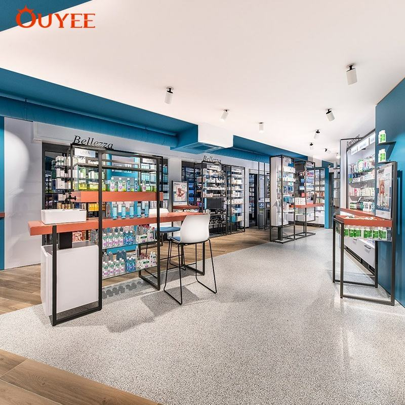 Furniture Farmacia Modern Medical Store Counter Retail Pharmacy Furniture Shop Interior Design