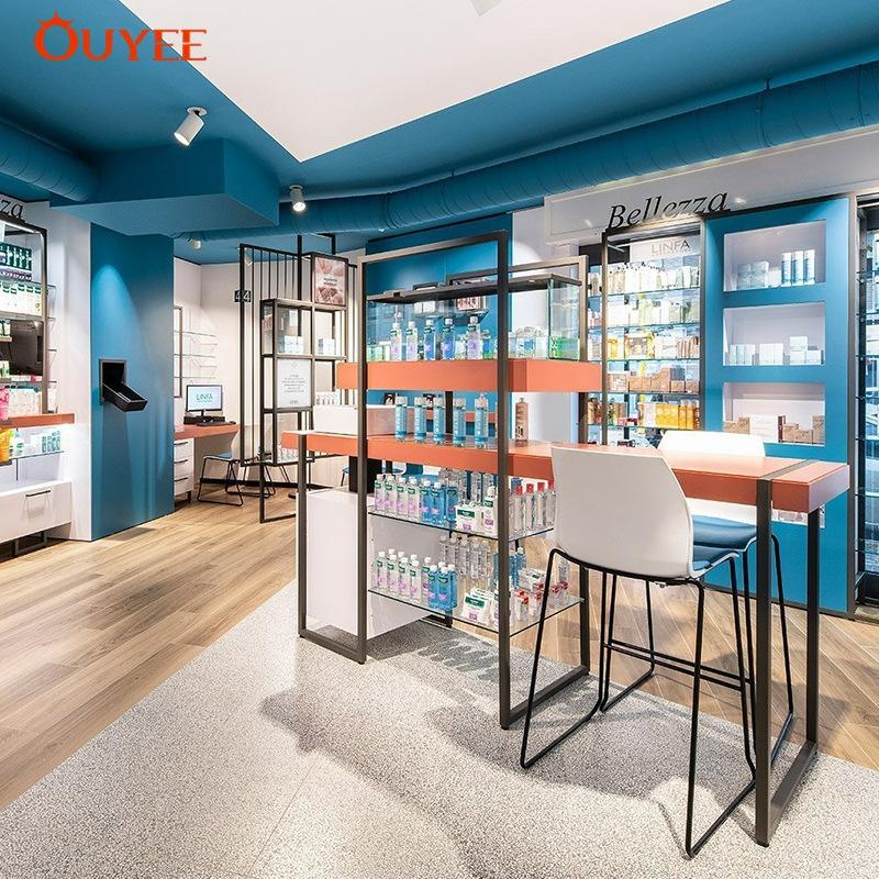 Furniture Farmacia Modern Medical Store Counter Retail Pharmacy Furniture Shop Interior Design