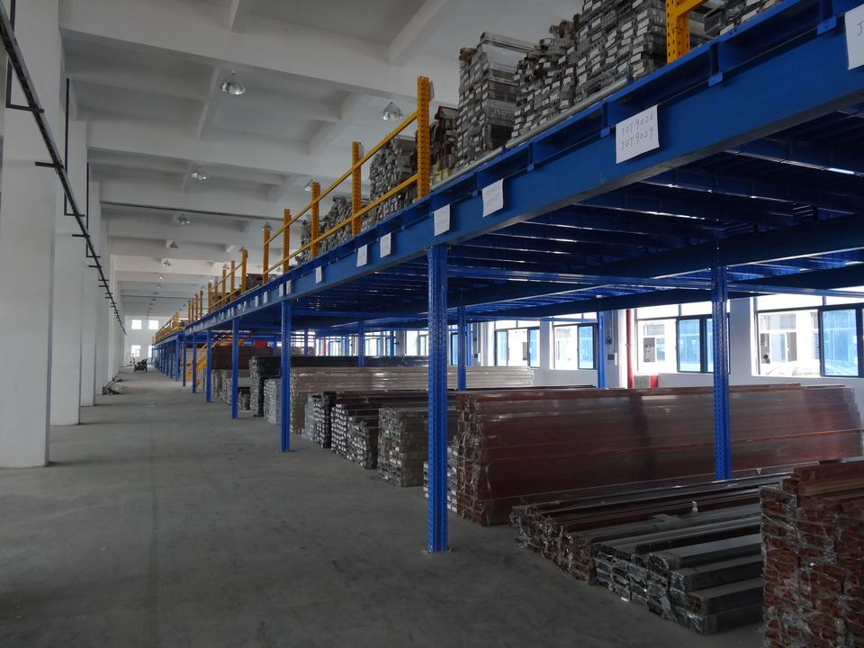 Metal Heavy Duty Attic Shelf With High Load Capacity Mezzanine Rack for Large Factory and Warehouse