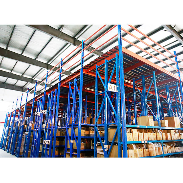 CE Certified Heavy Duty Steel Mezzanine Platform Racking & Pallet Rack System for Warehouse