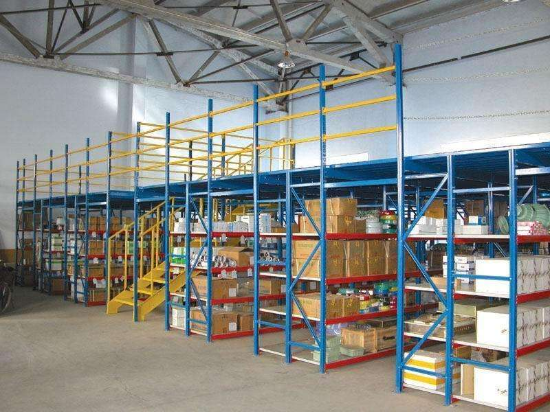 CE Certified Heavy Duty Steel Mezzanine Platform Racking & Pallet Rack System for Warehouse