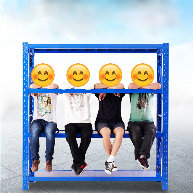 100~500kg High Quality Customized Industrial Workshop Display Light Duty Racks Steel Boltless Powder Coated Corrosion Protected