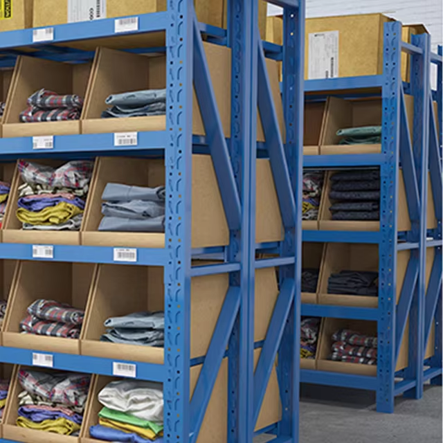 100~500kg High Quality Customized Industrial Workshop Display Light Duty Racks Steel Boltless Powder Coated Corrosion Protected