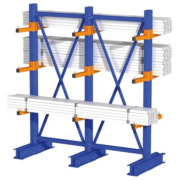 Strong Load Capacity Double-Sided Selective Storage Rack Adjustable Cantilever Racking System