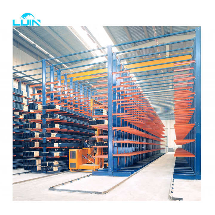 Lijin Industrial Pipe Rack System Metal Steel Cantilever Racking Plywood Storage Rack