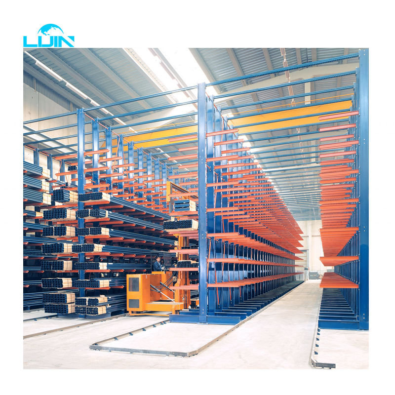 Lijin Industrial Pipe Rack System Metal Steel Cantilever Racking Plywood Storage Rack