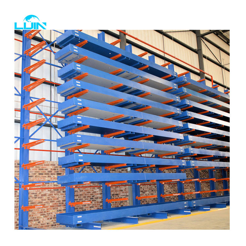 Lijin Industrial Pipe Rack System Metal Steel Cantilever Racking Plywood Storage Rack