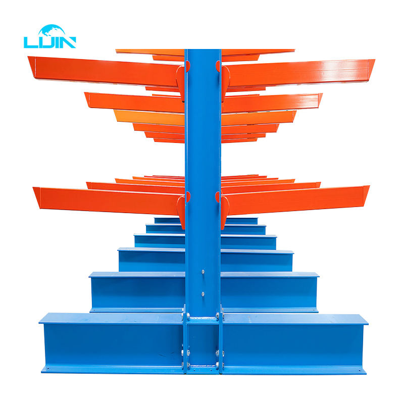 Lijin Industrial Pipe Rack System Metal Steel Cantilever Racking Plywood Storage Rack