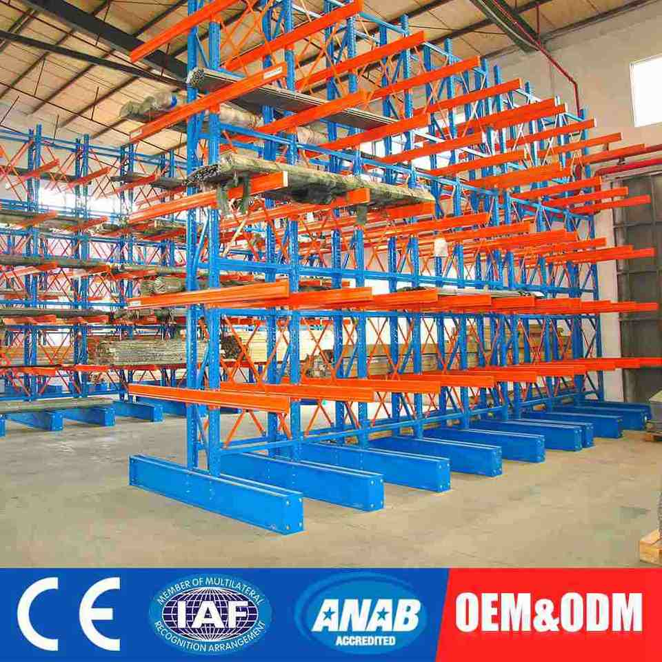 Super Heavy Duty Warehouse Storage Diy Storage Cantilever Rack Steel Ce Corrosion Protection