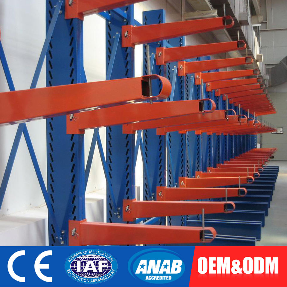 Super Heavy Duty Warehouse Storage Diy Storage Cantilever Rack Steel Ce Corrosion Protection