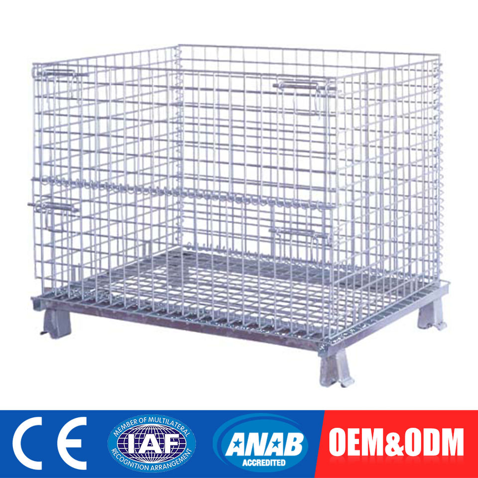 Collapsible Storage Cage for Auto Parts