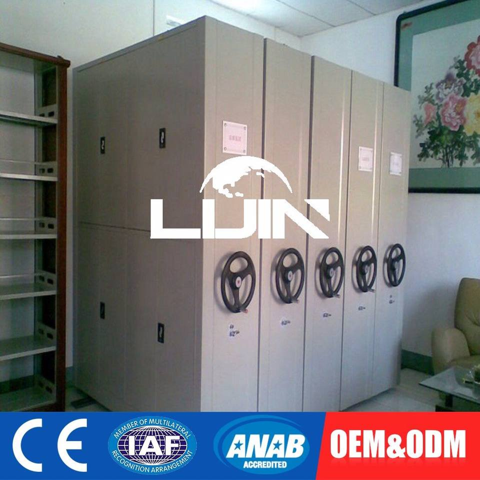 Top Class Custom Color Door Metal Shelving Modern Library Mobile Tire Rack