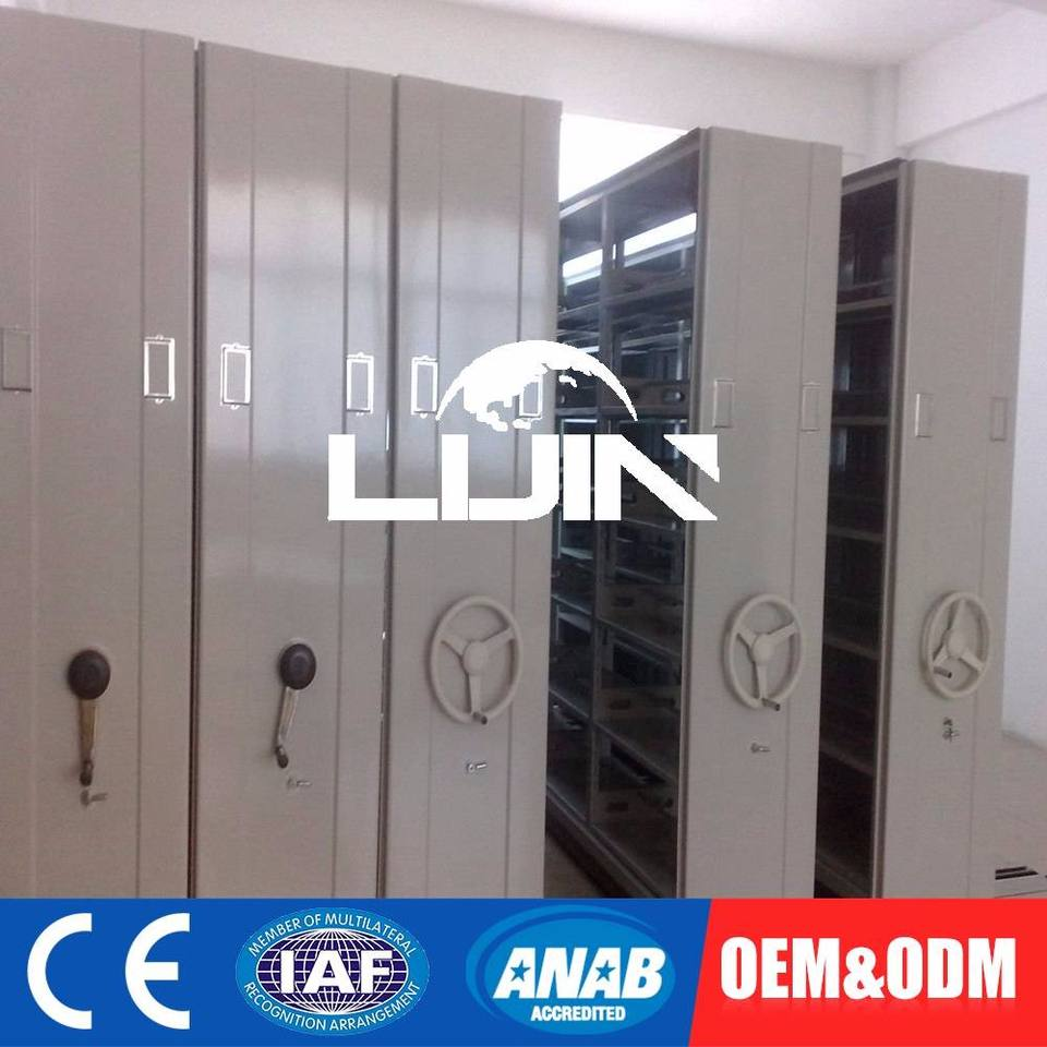 Top Class Custom Color Door Metal Shelving Modern Library Mobile Tire Rack