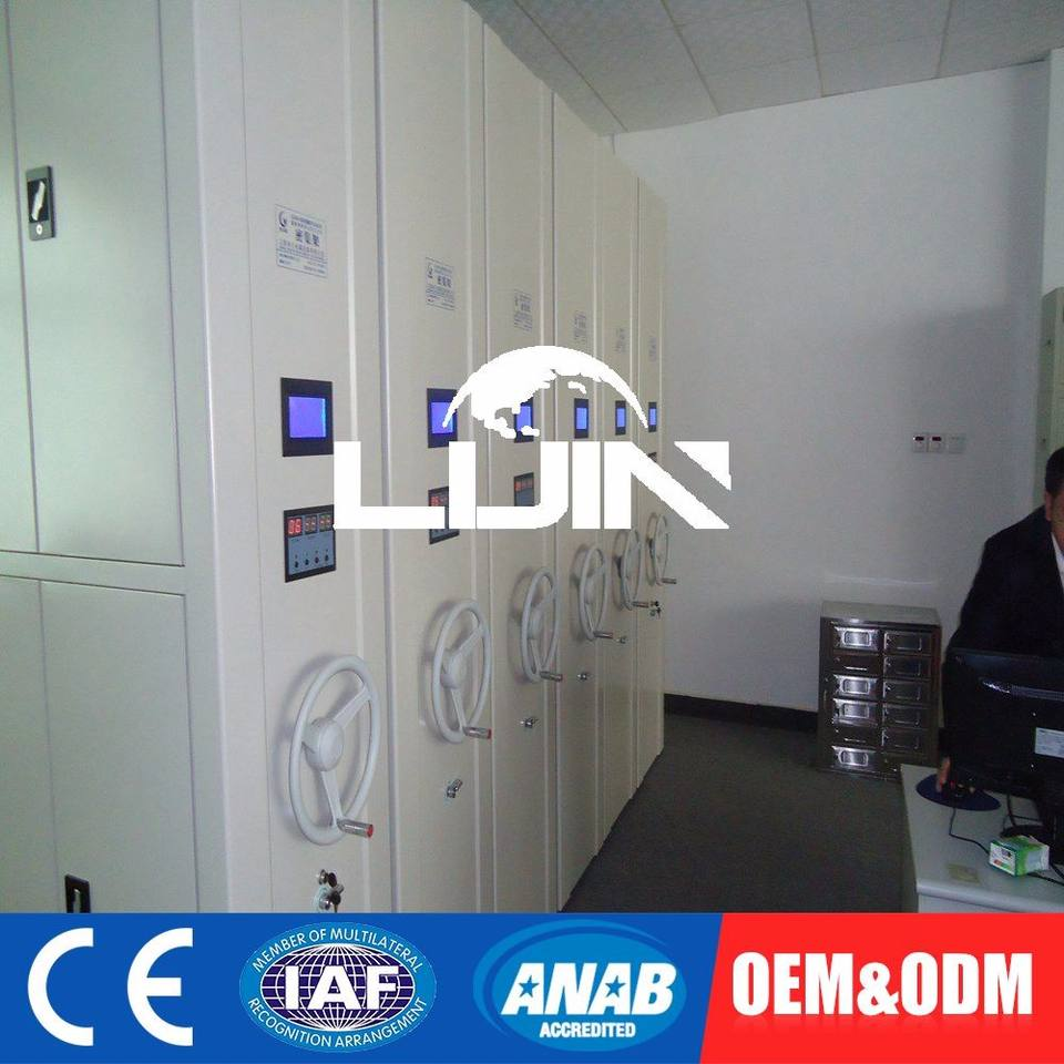 Top Class Custom Color Door Metal Shelving Modern Library Mobile Tire Rack