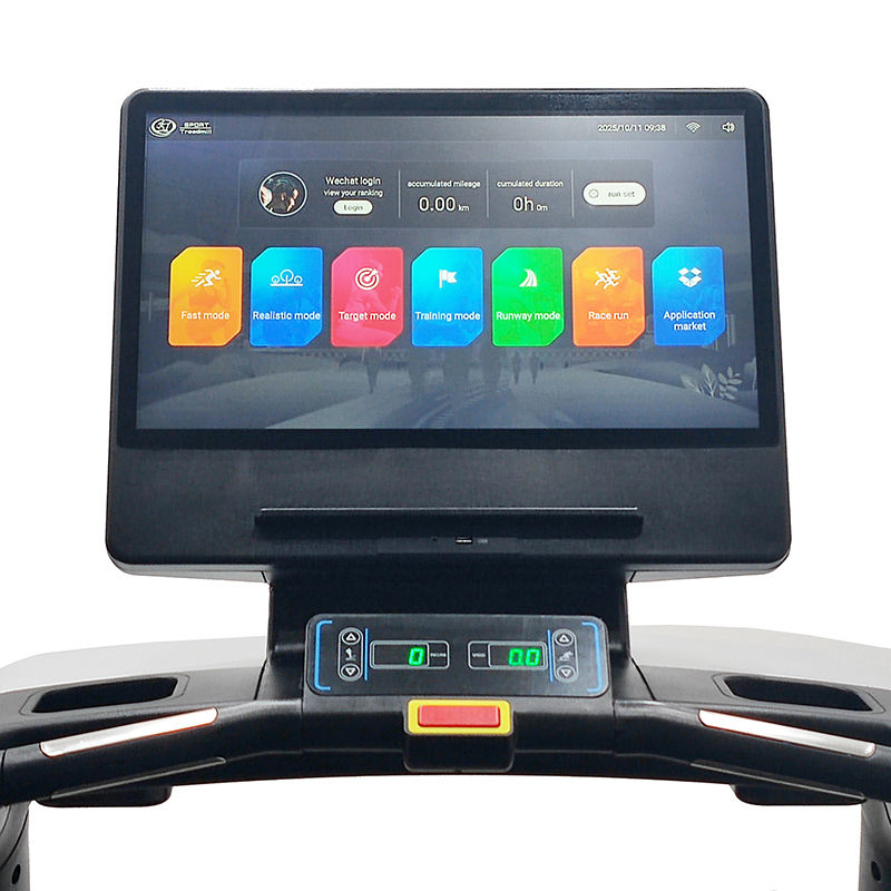 Hot Sell Gym Fitness Equipment Premium Running Machine Touch Screen Commercial Treadmill Factory