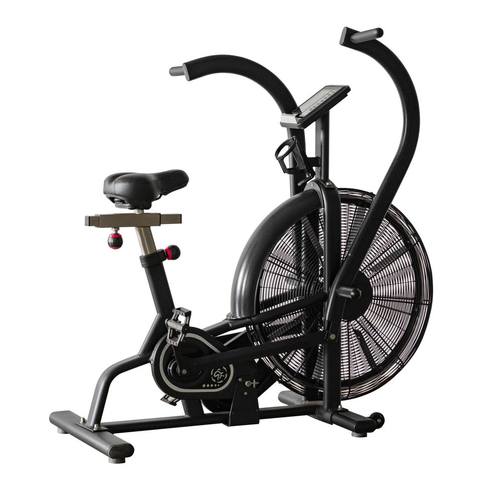 Commercial Air Bike Exercise Equipment with Chain Drive for Gym Use