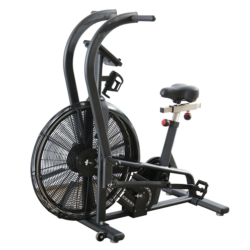 Commercial Air Bike Exercise Equipment with Chain Drive for Gym Use