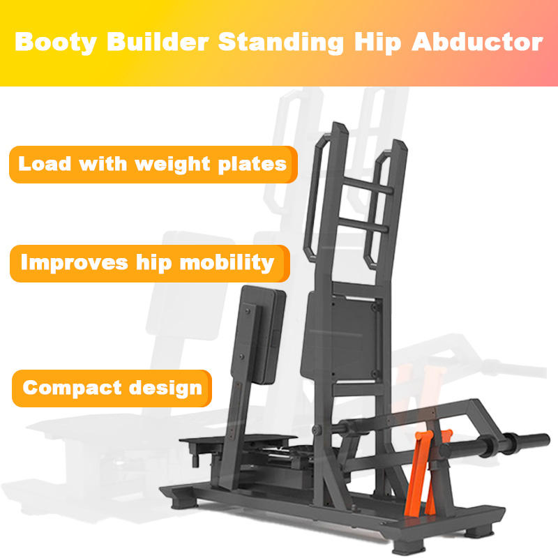 Abductor Gym Machine for Lower Body Workouts Standing Fitness Equipment Strengthen Hip Back Chest Arm Muscles