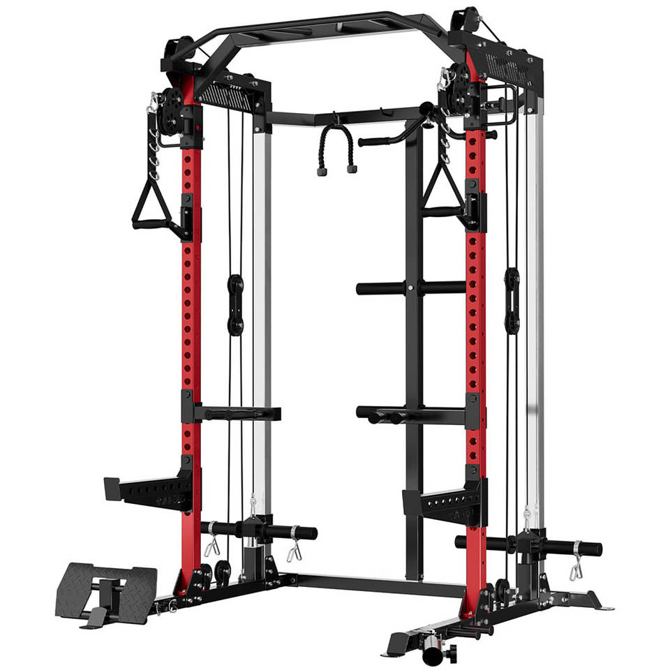 Multifunction Power Rack Squat Rack Easy-to-Assemble Flexible Benches & Racks for Powerlifting