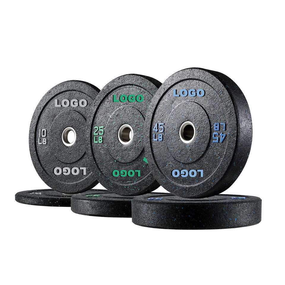 Ventilated Anti-Sweat Rubber Weight Plates Sets Competition Plate Type for Strongman Training