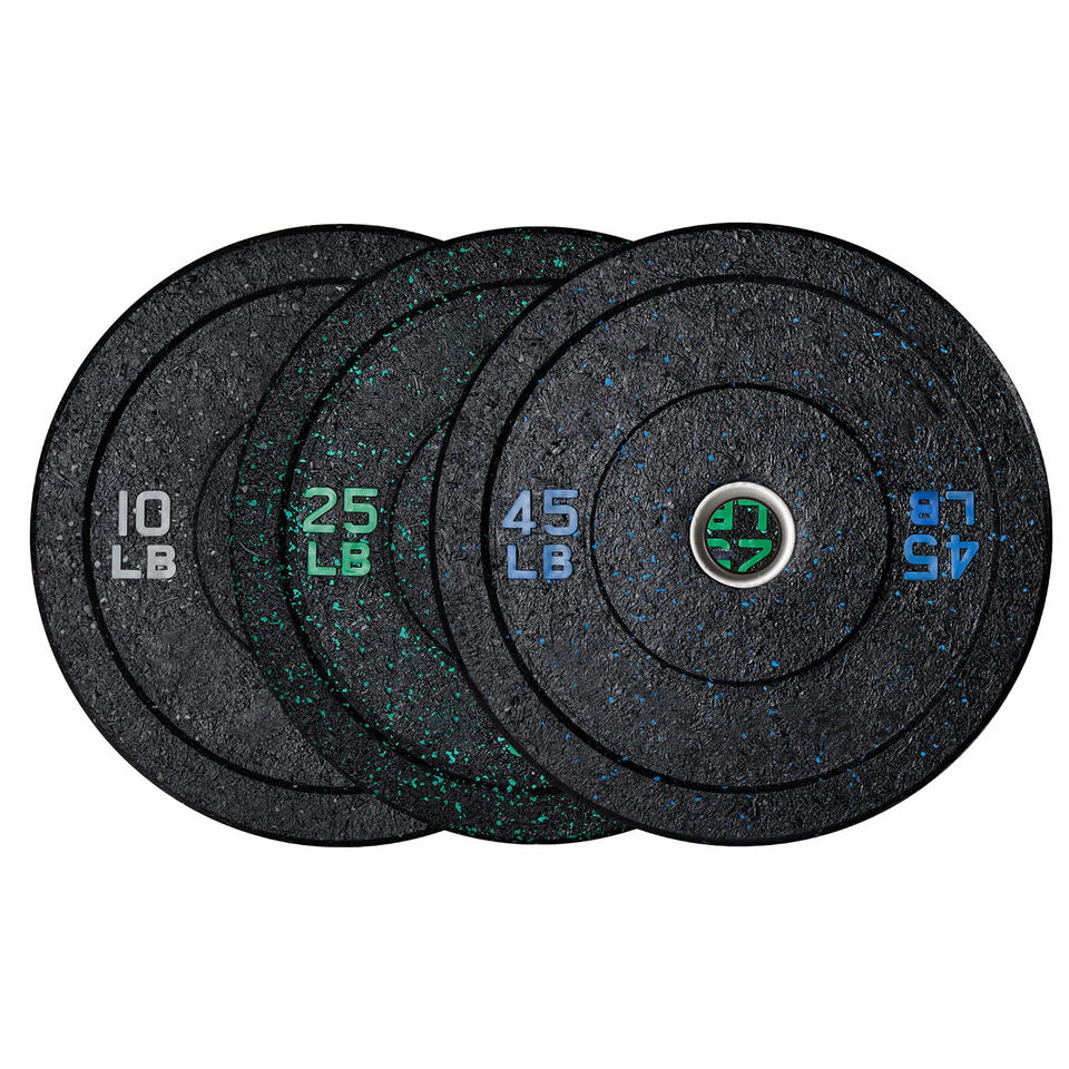 Ventilated Anti-Sweat Rubber Weight Plates Sets Competition Plate Type for Strongman Training