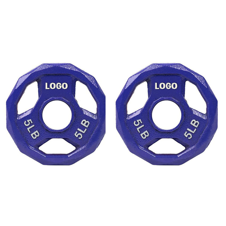 Reliable Performance Competition Plates Easy to Maintain Cast Iron for Full-Body Workout