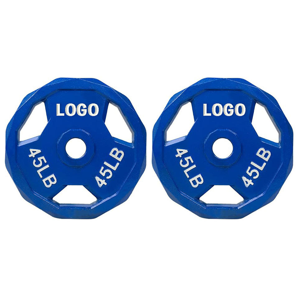 Reliable Performance Competition Plates Easy to Maintain Cast Iron for Full-Body Workout