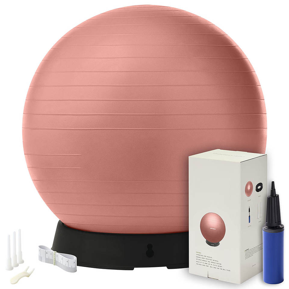 User-Focused Quality PVC Plastic Yoga Ball 55cm/65cm/75cm Mini Fitness Pilates Exercise Ball Custom Stress Management