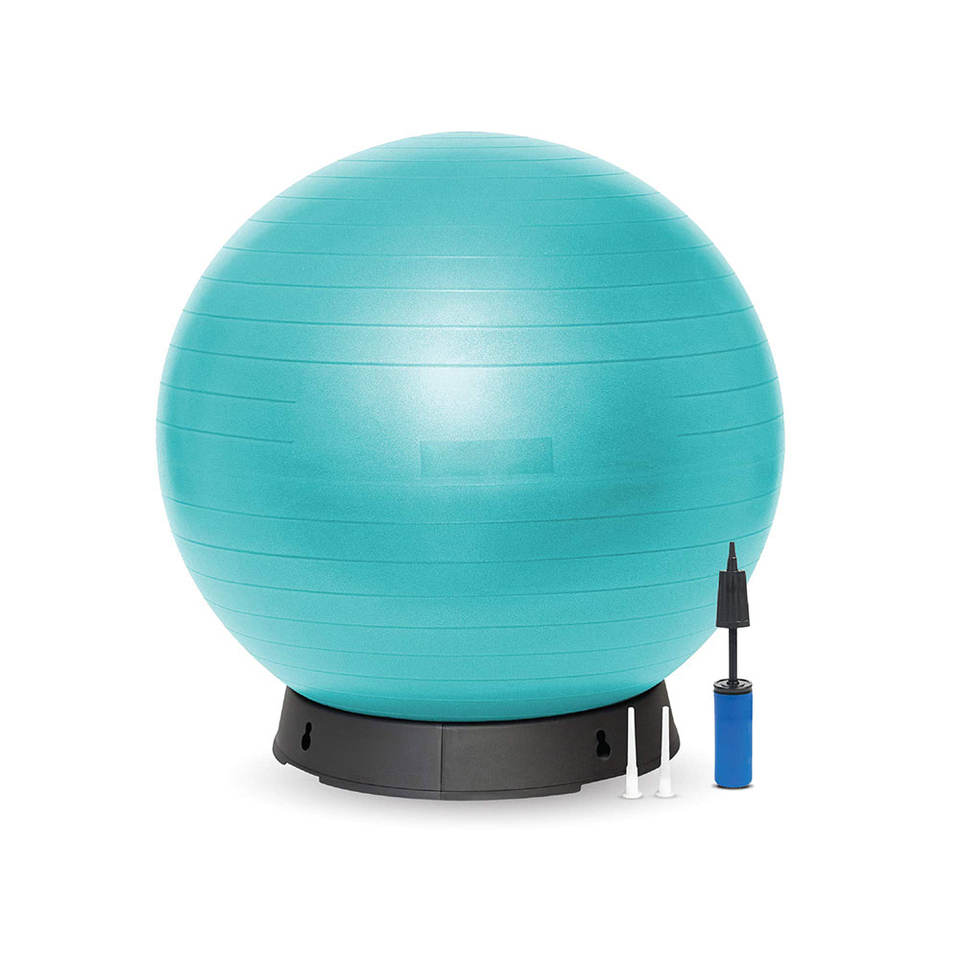 User-Focused Quality PVC Plastic Yoga Ball 55cm/65cm/75cm Mini Fitness Pilates Exercise Ball Custom Stress Management
