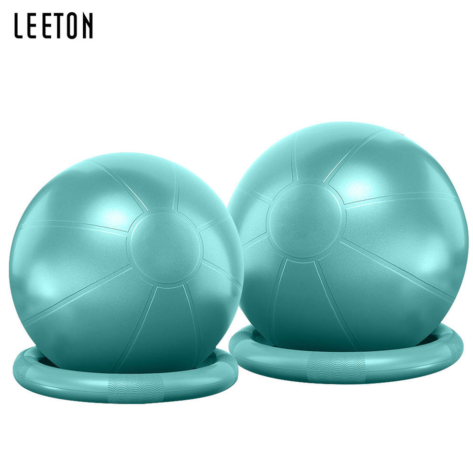 Custom Logo Fitness Yoga Ball for Active Vacations Durable with Bounce Quality Exercise and Massage Features