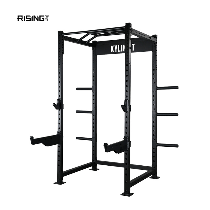 Rising Fitness Modern Steel Multi Functional Commercial Use Adjustable Squat Rack for Gym Strength Training