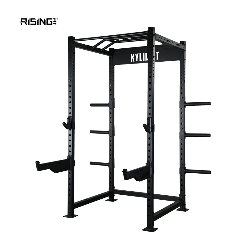 Rising Fitness Modern Steel Multi Functional Commercial Use Adjustable Squat Rack for Gym Strength Training
